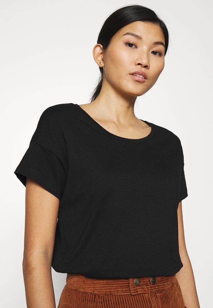 T-Shirt ANNA FIELD Anna Field Basic T-shirt Noir Femme | AMD-2985935